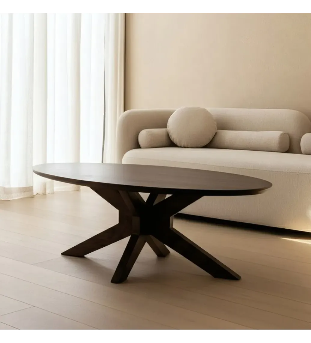 Zona-Design Stolik kawowy YRITOD 110 cm drewno mango