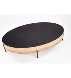Halmar Stolik kawowy ZENGA 120 cm w kolorze dąb złoty