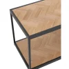 J-Line Stolik kawowy ZYGZAK 150 cm naturalny