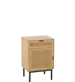 J-Line Stolik nocny BASONOT 70 cm naturalny