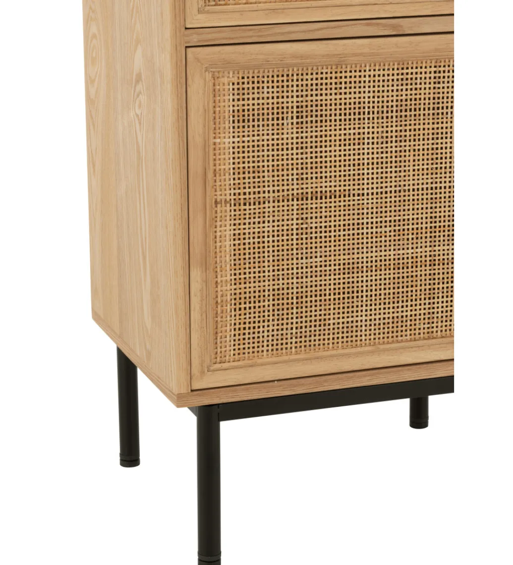 J-Line Stolik nocny BASONOT 70 cm naturalny