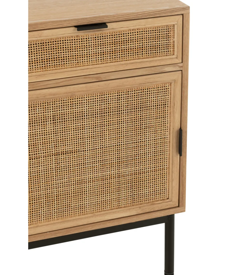 J-Line Stolik nocny BASONOT 70 cm naturalny