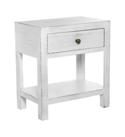 Exclusivas Stolik nocny NOCHENEZ 45 cm biała
