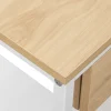 Exclusivas Stolik nocny PRETRUSIA 50 cm naturalny biały