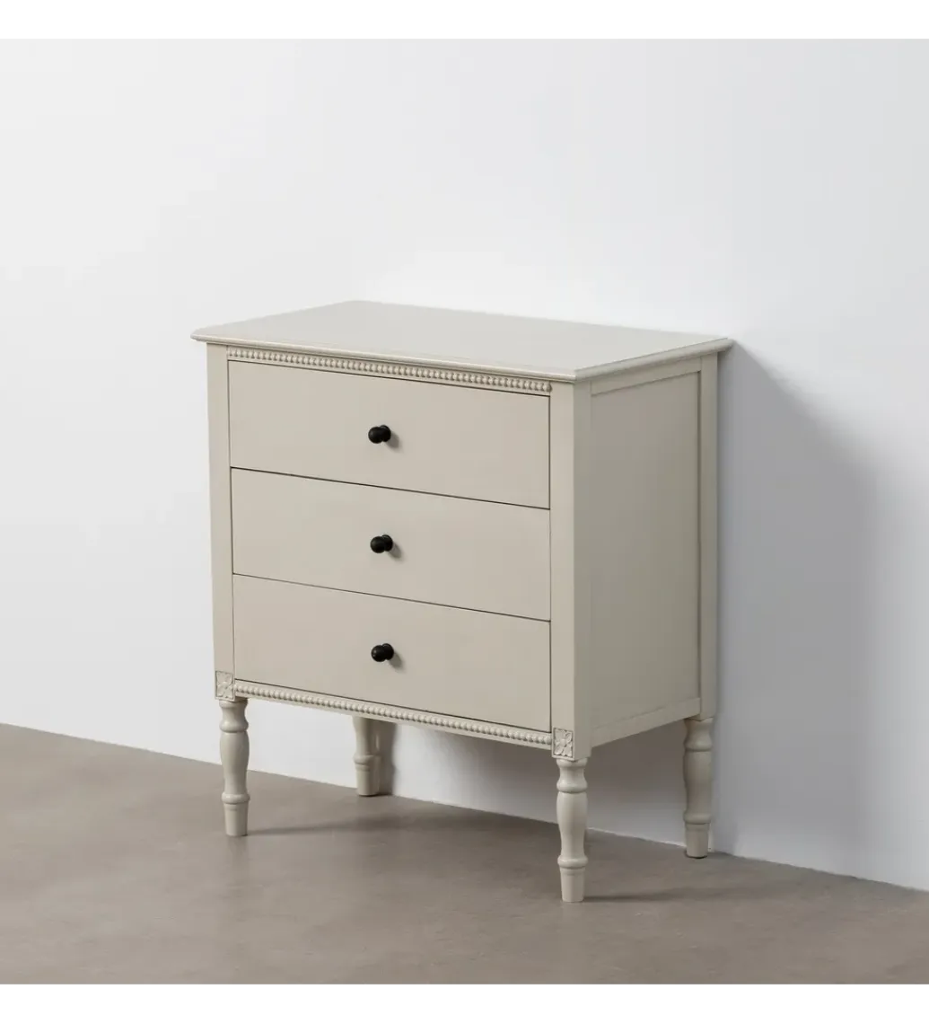 Zona-Design Stolik nocny REID 61 cm jasnoszary