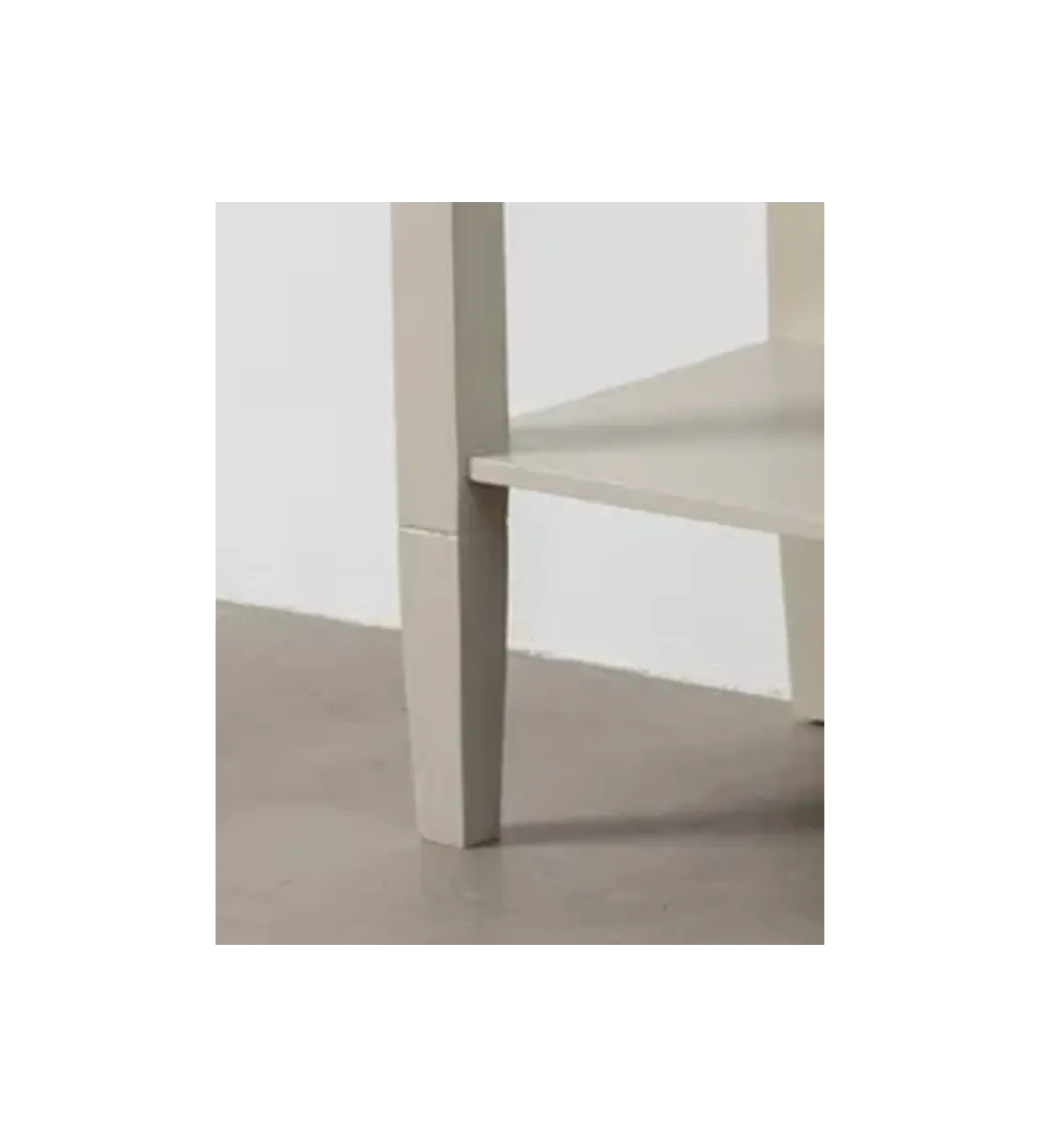 Zona-Design Stolik nocny REID 40 cm jasnoszary
