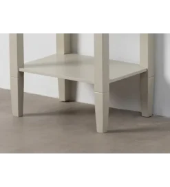 Zona-Design Stolik nocny REID 40 cm jasnoszary
