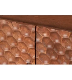Invicta Interior Stolik pod TV ADLON 160 cm drewno mango wzór 3D