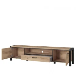 Helvetia Stolik Pod TV AKTIV 210 cm w optyce dąb Taurus
