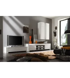 MCA Linia Włoska Stolik Pod TV AMALFI 190 Cm Biały