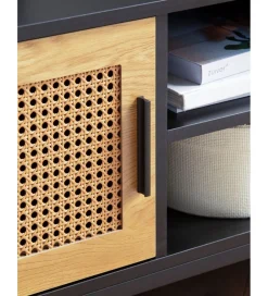 WOHNLING, GERMANY Stolik pod TV Ambert 110 cm czarny