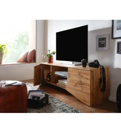 WOHNLING, GERMANY Stolik pod TV ANKONA 160 cm w kolorze dąb