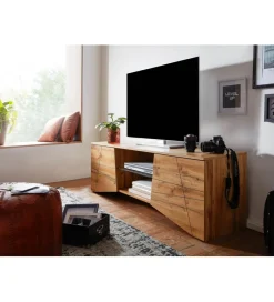 WOHNLING, GERMANY Stolik pod TV ANKONA 160 cm w kolorze dąb