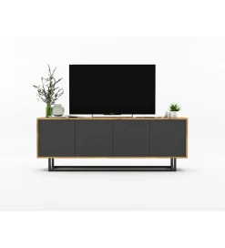 Polski Design ML Stolik pod Tv Apollo B 150 cm antracytowy