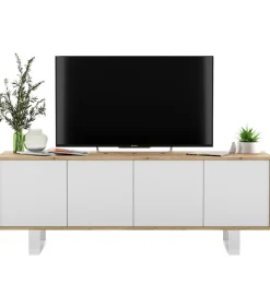Polski Design ML Stolik pod Tv Apollo B II 150 cm biały