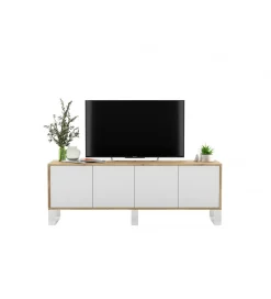 Polski Design ML Stolik pod Tv Apollo B III 150 cm biały