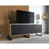 Polski Design ML Stolik pod Tv Apollo B III 150 cm czarny