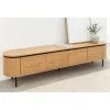 Invicta Interior Stolik pod TV ATELIER 200 cm kolor naturalnego dębu