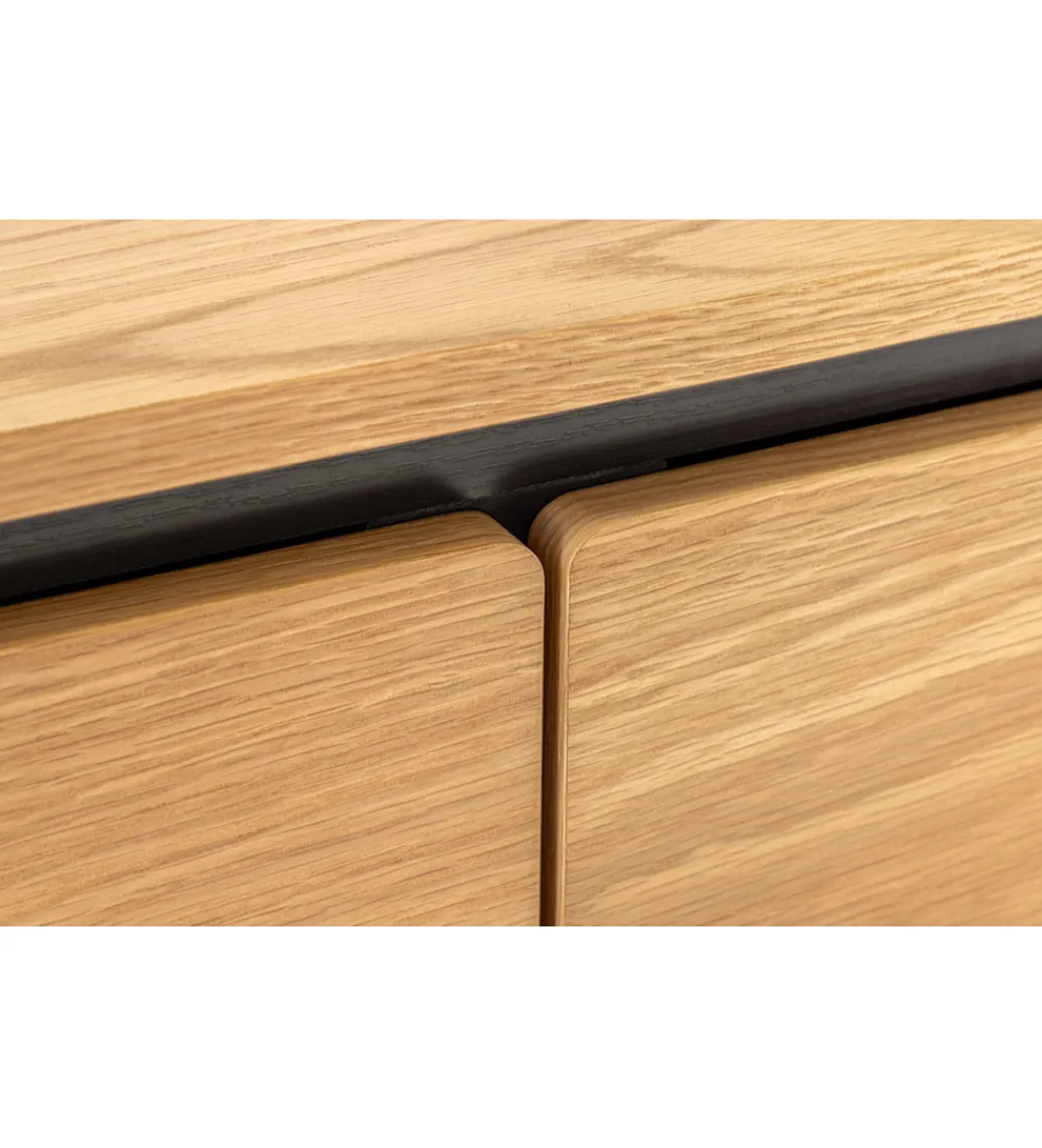 Invicta Interior Stolik pod TV ATELIER 200 cm kolor naturalnego dębu