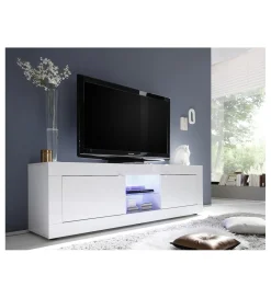 MCA Linia Włoska Stolik pod TV BASIC 180 cm biały