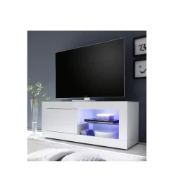MCA Linia Włoska Stolik pod TV BASIC 140 cm biały