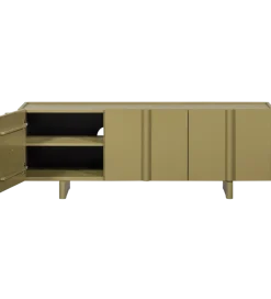 WOOOD Stolik pod TV BASU 152 cm drewno sosny moss