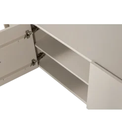 WOOOD Stolik pod TV BASU 152 cm drewno sosny dust