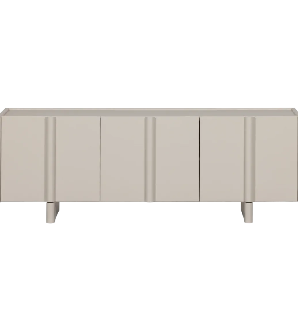 WOOOD Stolik pod TV BASU 152 cm drewno sosny dust