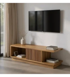 Zona-Design Stolik pod TV BELLAMONTE 135 cm drewno teak