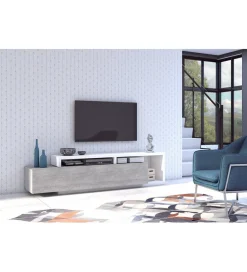 Helvetia Stolik pod TV BOTA 219 cm w optyce betonu