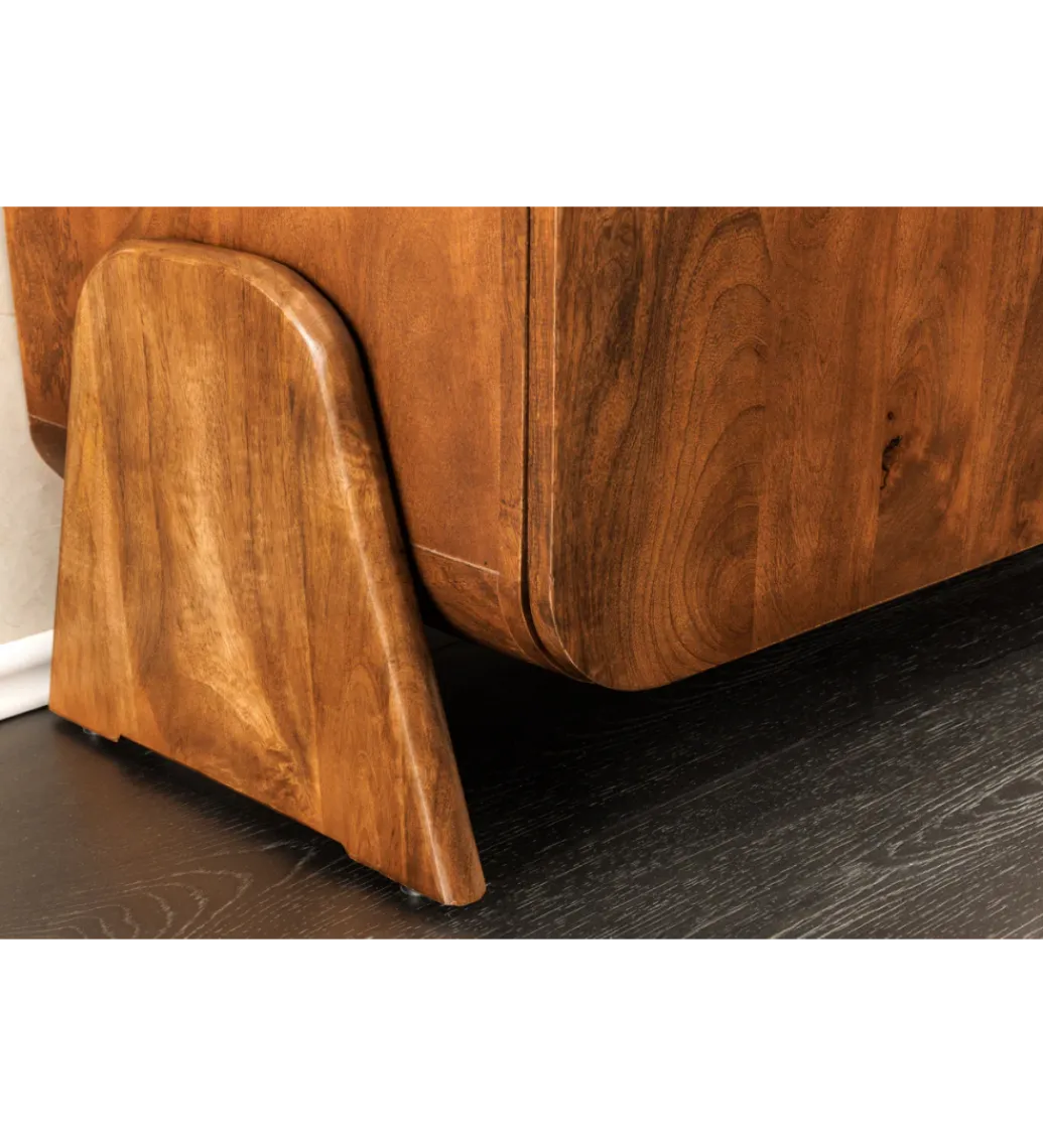 Invicta Interior Stolik pod TV BRASIL 160 cm drewno mango brązowy