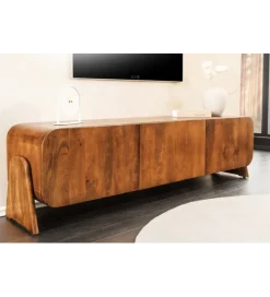 Invicta Interior Stolik pod TV BRASIL 160 cm drewno mango brązowy