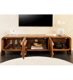 Invicta Interior Stolik pod TV BRASIL 160 cm drewno mango brązowy