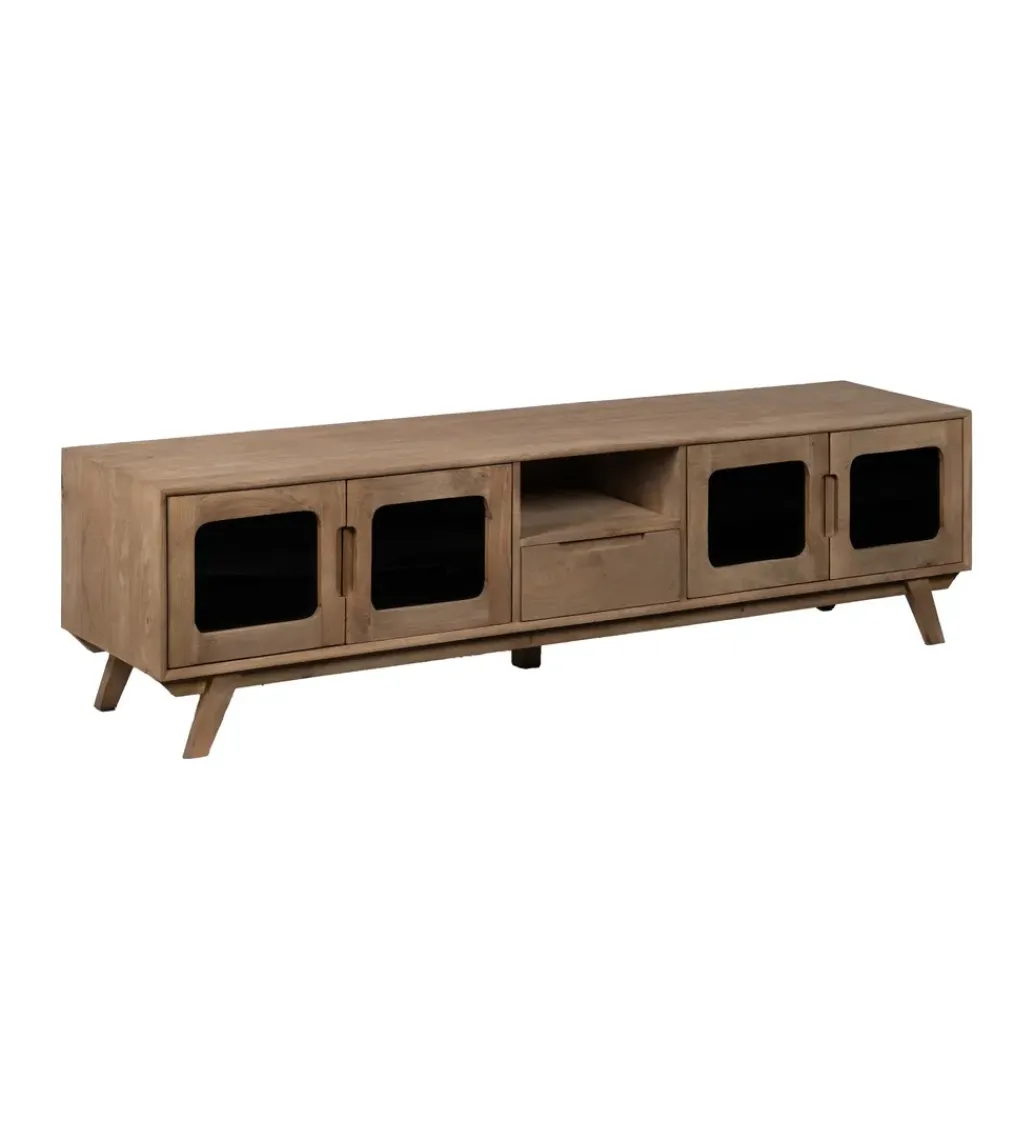 Zona-Design Stolik pod TV BURNIE drewno mango