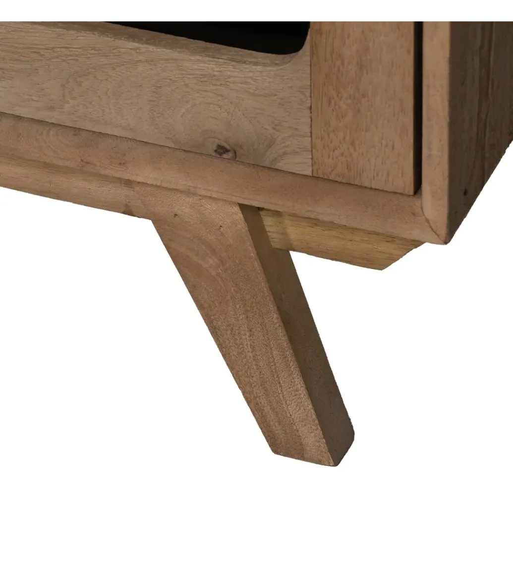 Zona-Design Stolik pod TV BURNIE drewno mango