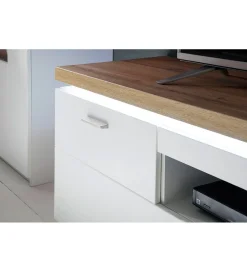 MCA Stolik pod TV CALI 196 cm biały