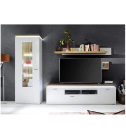MCA Stolik pod TV CALI 196 cm biały