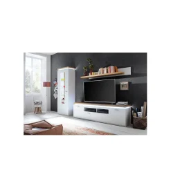 MCA Stolik pod TV CALI 196 cm biały