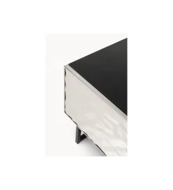 KARE Stolik pod TV CARINO 150 cm srebrna