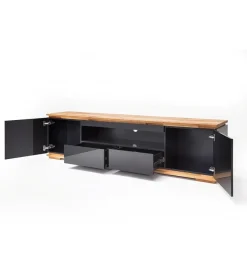 MCA Stolik pod TV CHIARO 200 Cm Czarny
