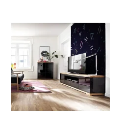 MCA Stolik pod TV CHIARO 200 Cm Czarny