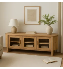Zona-Design Stolik pod TV CREEL 180 cm drewno mango