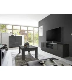 MCA Linia Włoska Stolik pod TV DAMA 180 cm antracyt
