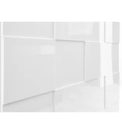 MCA Linia Włoska Stolik pod TV DAMA 180 cm biały