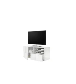 MCA Linia Włoska Stolik pod TV DAMA 120 cm biały