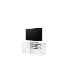MCA Linia Włoska Stolik pod TV DAMA 120 cm biały