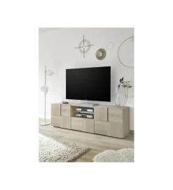 MCA Linia Włoska Stolik pod TV DAMA 181 cm w kolorze dąb sonoma