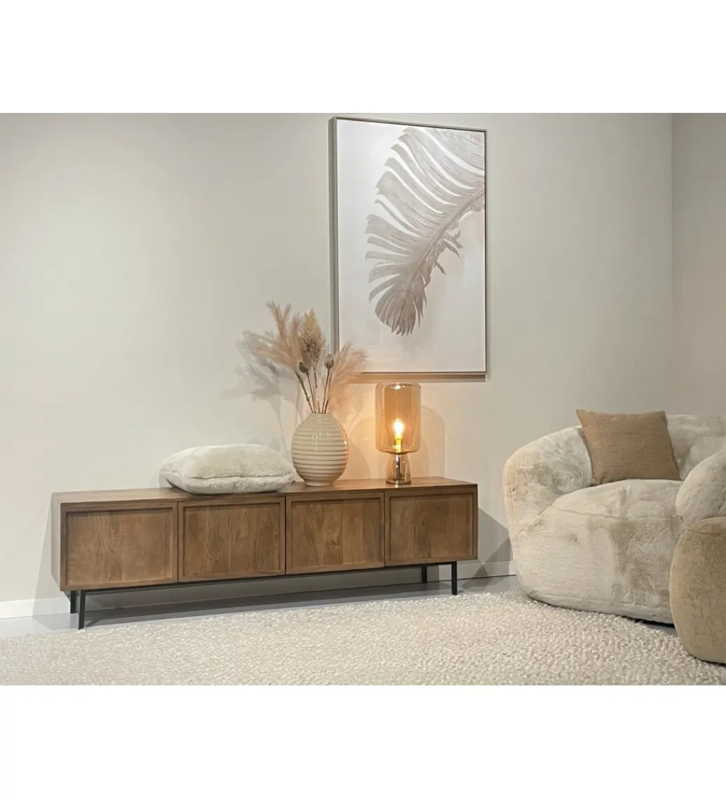 LF-Design Stolik pod TV ELANI 180 cm drewno mango