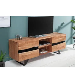 Invicta Interior Stolik pod TV EUFRAT Amazonas 160 cm drewno akacja