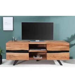 Invicta Interior Stolik pod TV EUFRAT Amazonas 160 cm drewno akacja